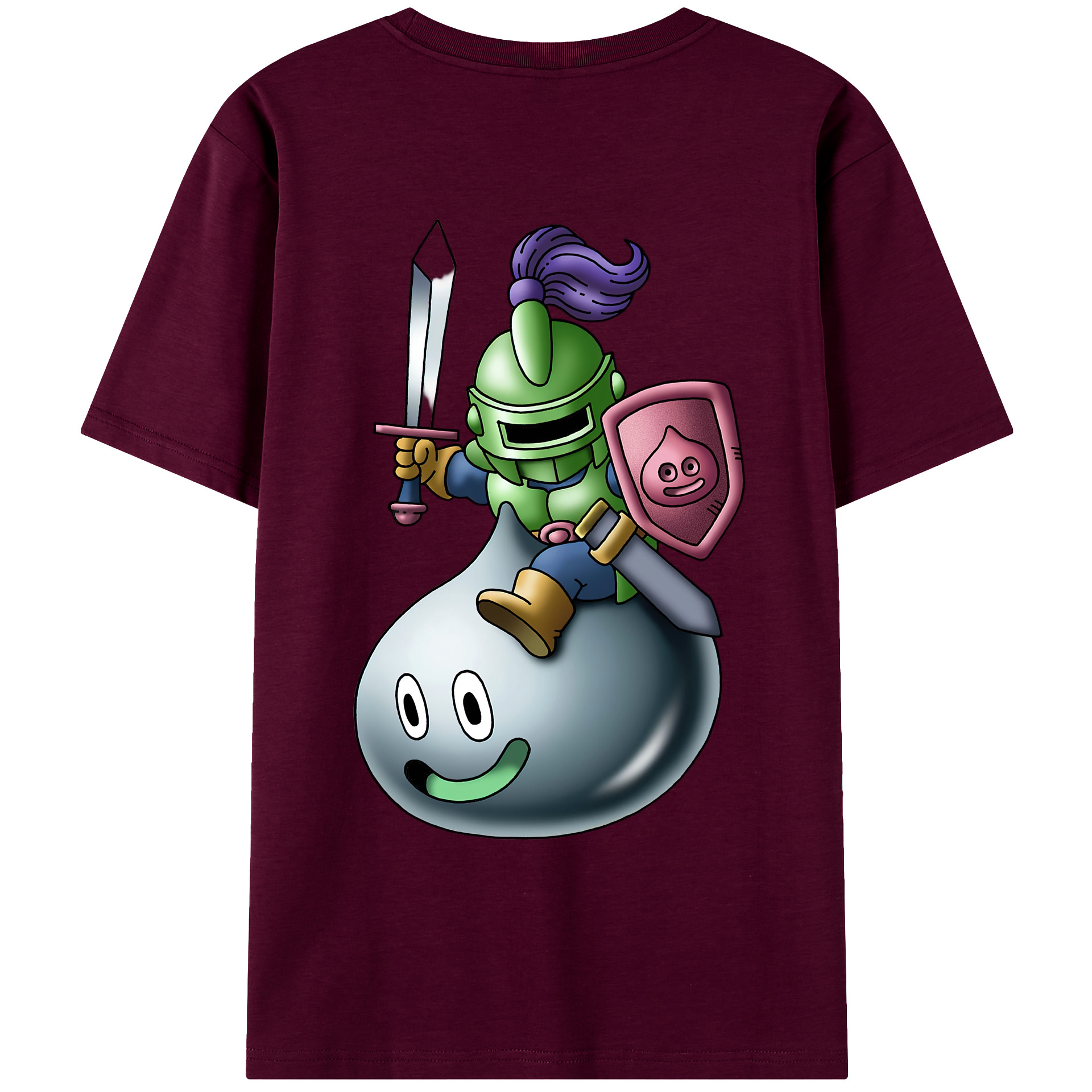 （画像用） ドラゴンクエスト Doragon Kuesuto Dragon Quest レディース半袖Tシャツ(バックプリント)
